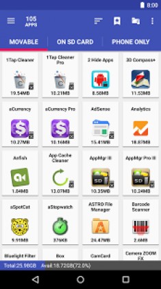 AppMgr Pro III (App 2 SD) Apk