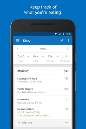 Calorie Counter - MyFitnessPal Apk PREMIUM subscription Android