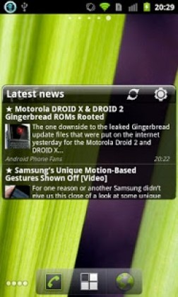 Pure news widget (scrollable) Apk