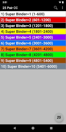 25 Pair Color Code Mod Apk