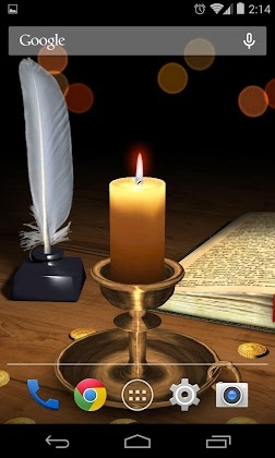 3D Melting Candle Live Wallpaper Mod Apk