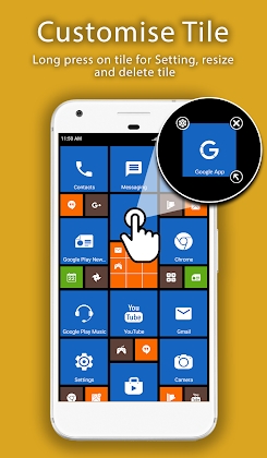 8.1 Metro Look Launcher 2021 - Theme, Smart, DIY Mod Apk