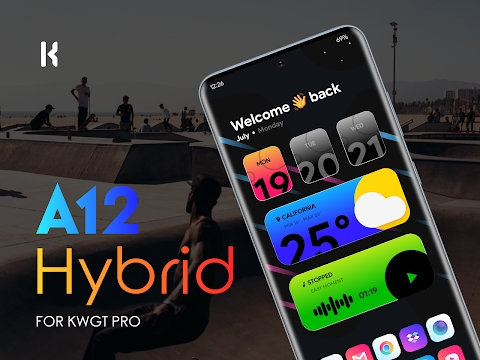 A12 Hybrid for KWGT Mod Apk