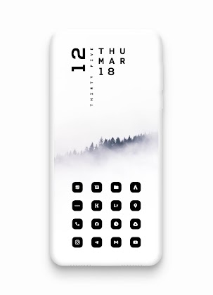 Adaptive Black - Icon Pack Mod Apk