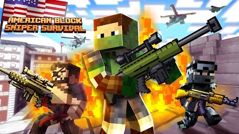 Download American Block Sniper Survival Mod Apk