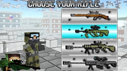 American Block Sniper Survival Mod Apk