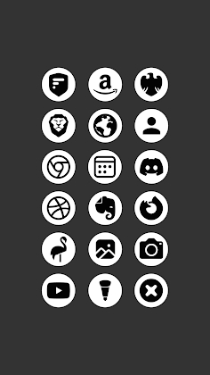 Android 12 White - Icon Pack Mod Apk