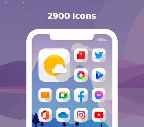 Download Anubis White - Icon Pack Mod Apk