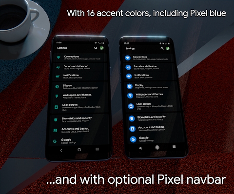 Download aospUI Black, Substratum theme +Samsung, Synergy Mod Apk