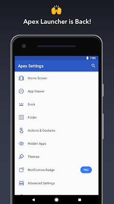 Apex Launcher - Customize,Secure,and Efficient Mod Apk