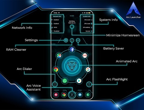 ARC Launcher® 2021 & 4D Themes Mod Apk