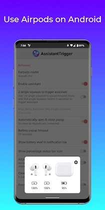 Assistant Trigger (Airpods battery & more) Mod Apk