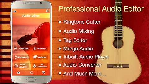 Audio MP3 Cutter Mix Converter and Ringtone Maker Mod Apk
