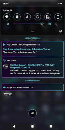 Download Aurora - Substratum Theme Mod Apk