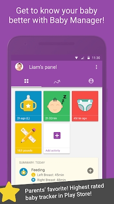 Baby Manager - Breastfeeding Log and Tracker Mod Apk