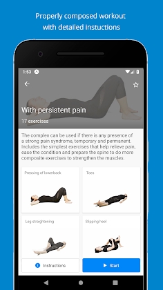 Download Back pain exercises (PRO) Mod Apk