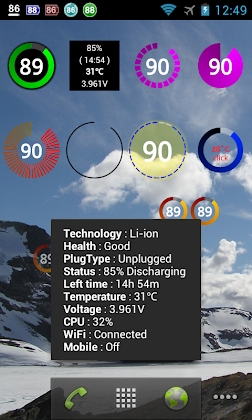 Battery Widget Plus Mod Apk