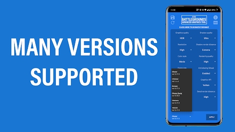 Download Battlegrounds Advanced Graphics Tool [NO BAN] Mod Apk