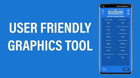 Battlegrounds Advanced Graphics Tool [NO BAN] Mod Apk