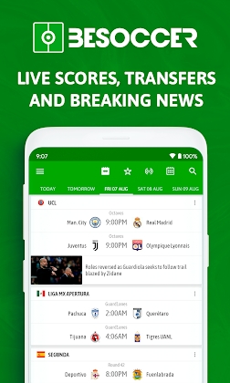 BeSoccer - Soccer Live Score Mod Apk