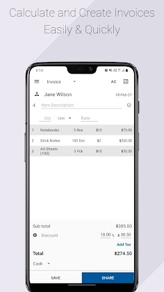 Billculator - Simple Invoice & Estimate Maker Mod Apk