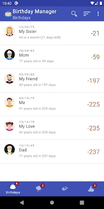 Birthday Manager Mod Apk