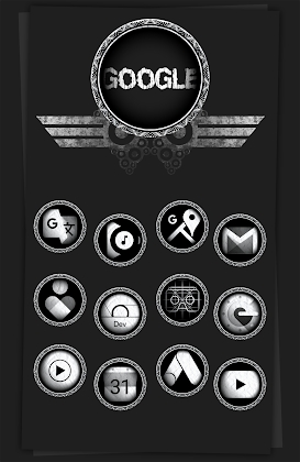 Download Black Army Diamond - Icon Pack Mod Apk