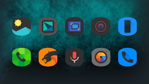 Download Black Cylinder Icon Pack Mod Apk