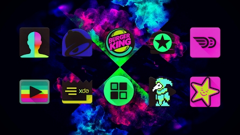 Download Black Light Icon Pack Mod Apk