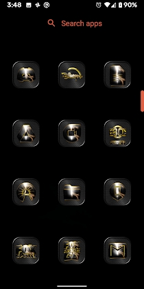 Download Black Mamba icon pack Mod Apk