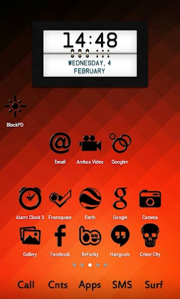 Download Black-PD Icon Pack Mod Apk