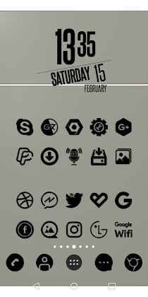 Black-PD Icon Pack Mod Apk