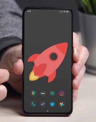 Download Black Pie - Icon Pack Mod Apk