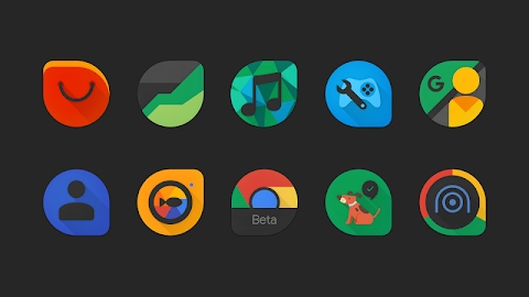 Blackdrop Icon Pack Mod Apk