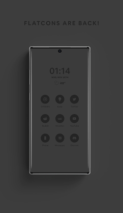 Blackout - A Premium Flatcon Icon Pack Mod Apk