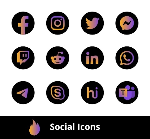 Download Blazing Icon Pack Mod Apk