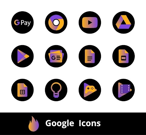 Blazing Icon Pack Mod Apk