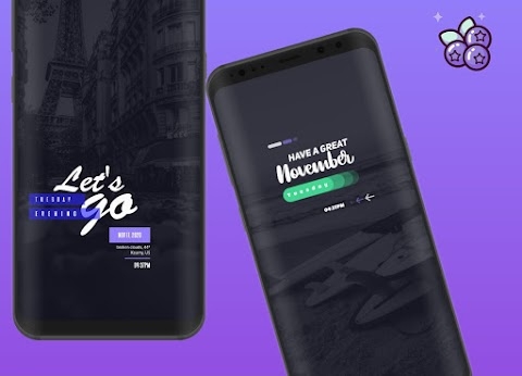 Download Blueberry KWGT Mod Apk