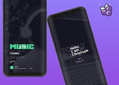 Blueberry KWGT Mod Apk