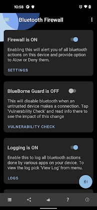 Download Bluetooth Firewall Mod Apk