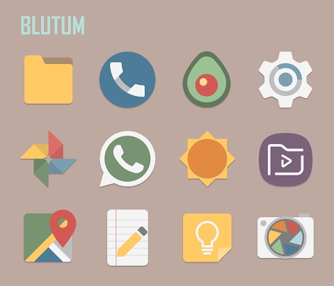 Download Blutum - Icon Pack Mod Apk