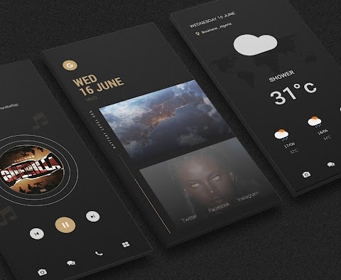 Download Brown klwp Mod Apk