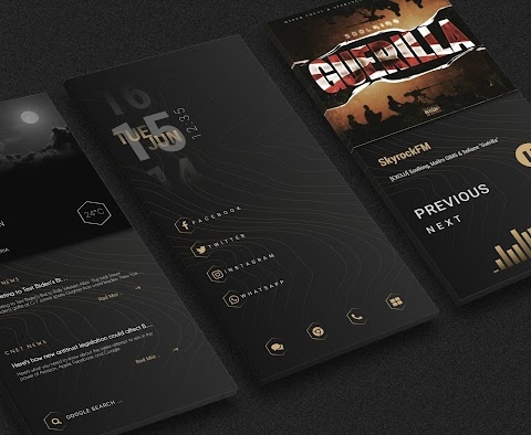 Brown klwp Mod Apk
