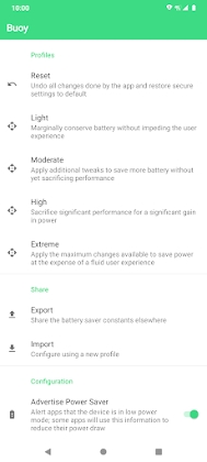 Buoy — Pimp Your Battery Saver Mod Apk