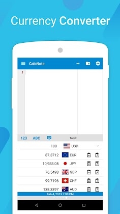 Download CalcNote - Notepad Calculator Mod Apk