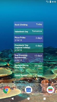 Download Calendar Countdown List Widget Mod Apk