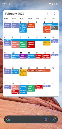 Download Calendar Widgets Mod Apk