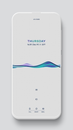 Download CALMWAVE Animated theme for KLWP Mod Apk