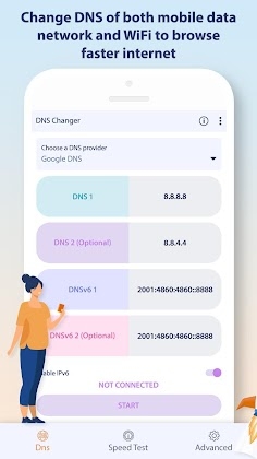 Download Change DNS Server - browse faster internet Mod Apk