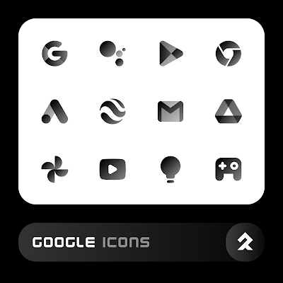 CHIC DARK Icon Pack: On sale Mod Apk
